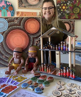 Aboriginal Doll House - HEAL COUNTRY THEME! + FREE dolls